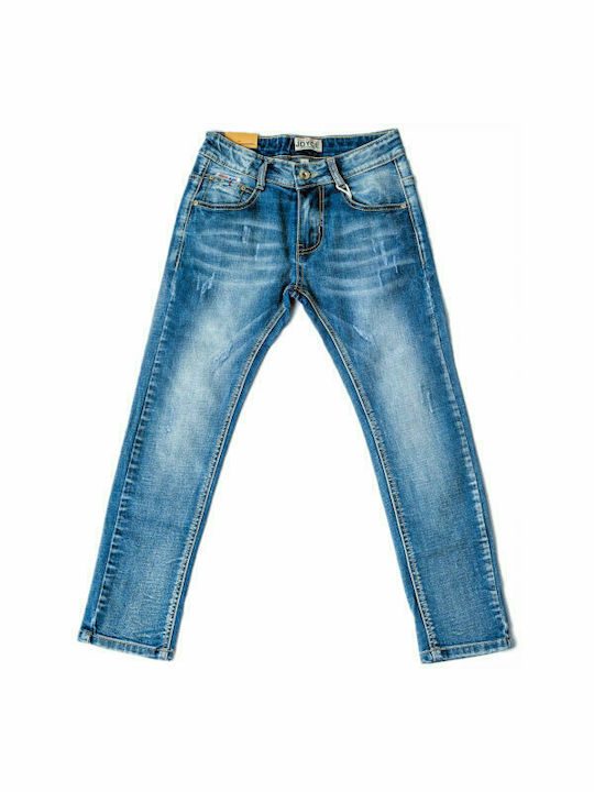 Joyce Pantaloni copii din denim Albastru