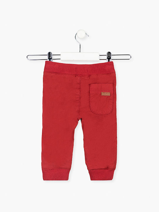 Losan Boys Fabric Trouser Red