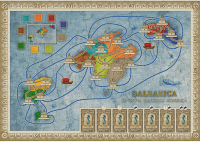 Pd Verlag Game Expansion Concordia: Balearica / Cyprus for 2-5 Players 12+ Years (EN)