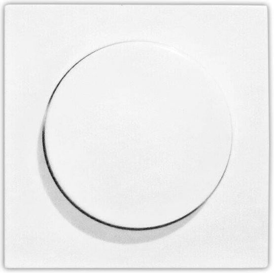Adeleq Μετώπη Διακόπτη Dimmer για Dimmer σε Ασημί Χρώμα 15-066