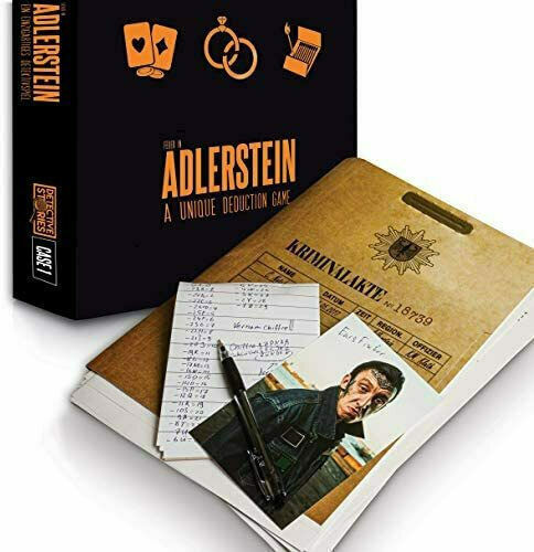 Board Game Detective Stories Case 1 The fire in Adlerstein for 1-5 Players (EN) iDventure