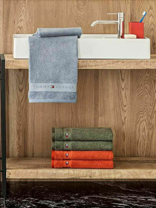 Tommy Hilfiger Bath Towel Legend 70x140cm Khaki Weight 540gr/m²