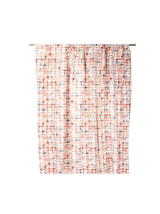 Anna Riska Perdea Cu Coafură Rubik Roz Blush 140x270cm