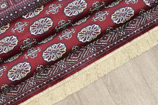 Newplan Sonia 248/301220 Summer Bedroom Rug Set Cotton Burgundy Sonia 2 Pieces