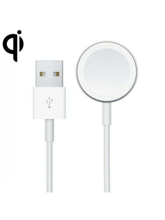 Wiwu M7 Magnetic Wireless Charger Ladegerät für Apple Watch Weißς