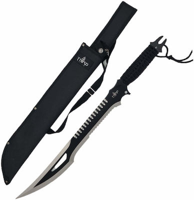 Amont Machete Black with Blade made of Stainless Steel in Sheath