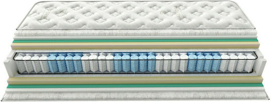 Greco Strom Nest King Size Ergonomisch Matratze Schaum Beidseitig 200x200x30cm
