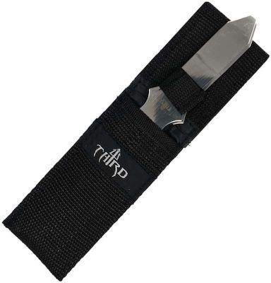 Amont Third Knife Silver with Blade made of Stainless Steel in Sheath