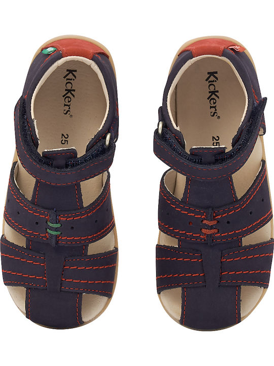 Sandale Tip Pantof Anatomici Albastre