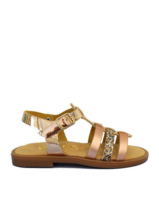 Kinder Sandalen Anatomisch Gold