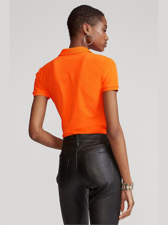 Ralph Lauren Women's Polo Shirt Short Sleeve Orange