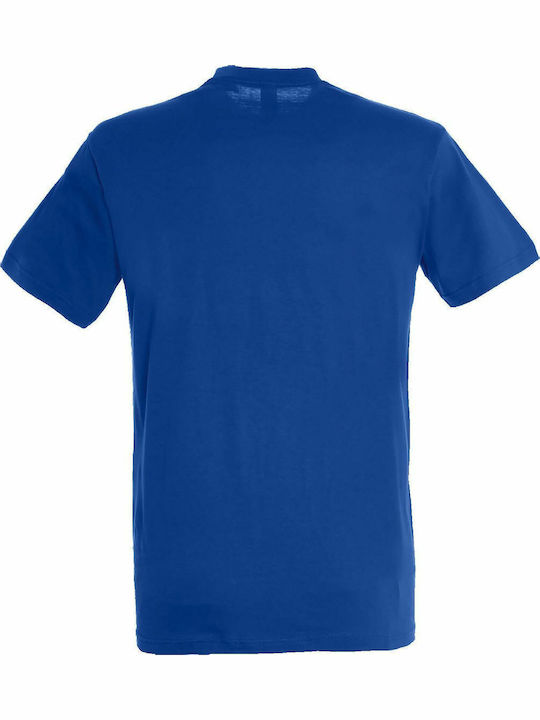 Sol's Regent Ανδρικό Διαφημιστικό T-shirt Κοντομάνικο Royal Blue