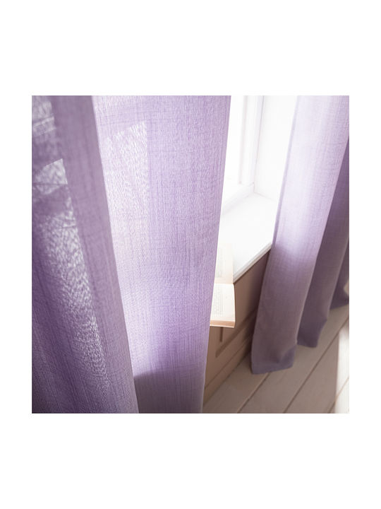 Gofis Home Curtain with Grommet Combe 19 Violet 502 20-04-502/19 140x280cm