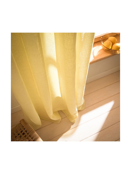 Gofis Home Curtain with Grommets Combe 37 Spring Green 502 140x280cm