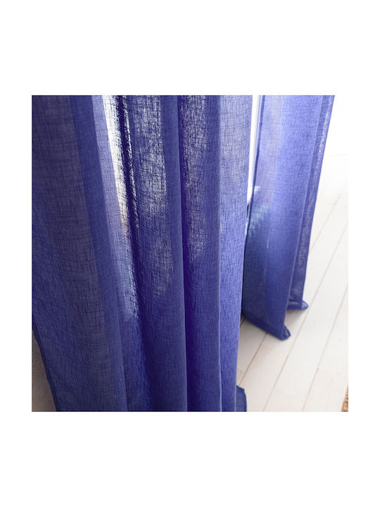 Gofis Home Curtain with Pencil Pleat Combe 09 Marine Blue 502 20-04-502-2/09 140x280cm