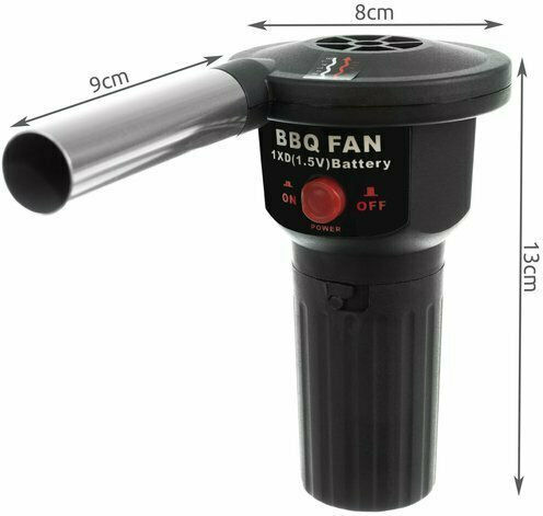 Battery Powered Air Gun for Barbeque with USB power cable 13x8x9cm.