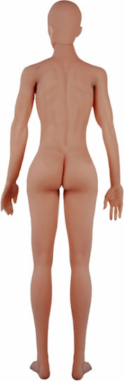Shots Mr. Justin Ρεαλιστική Κούκλα Butt Realistic Full Sized Doll 435763 Flesh