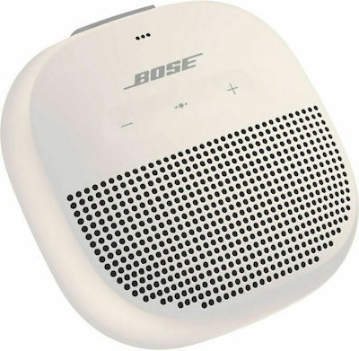 Bose SoundLink Micro Водоустойчив Bluetooth Хопарлор с Времетраене на Батерията до 6 часа Бял дим