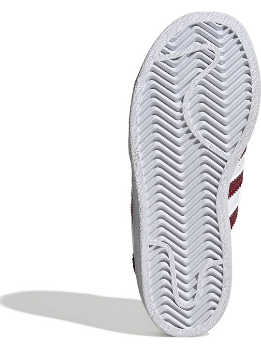 Superstar Superstar Kids Sneakers Cloud White / Collegiate Burgundy