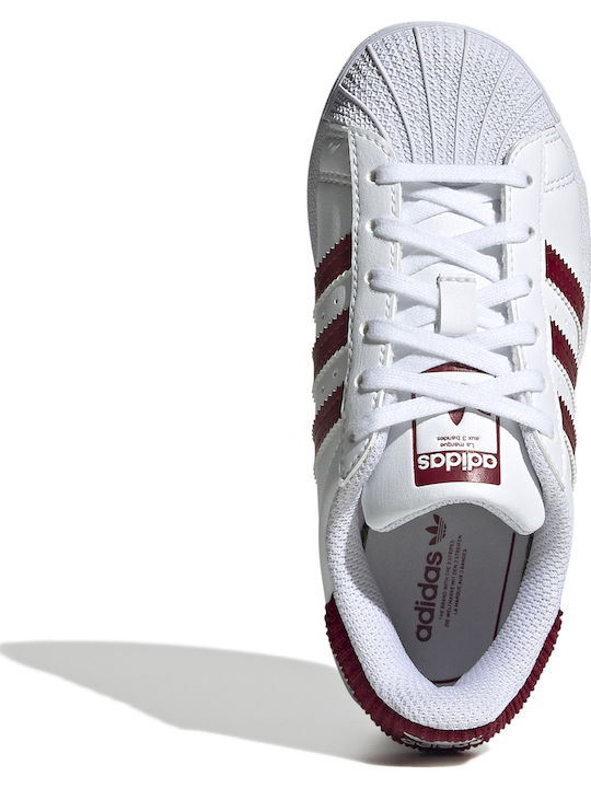 Superstar Superstar Kids Sneakers Cloud White / Collegiate Burgundy