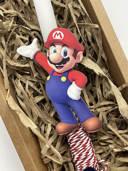 Λαμπάδα Super Mario Τετράγωνη