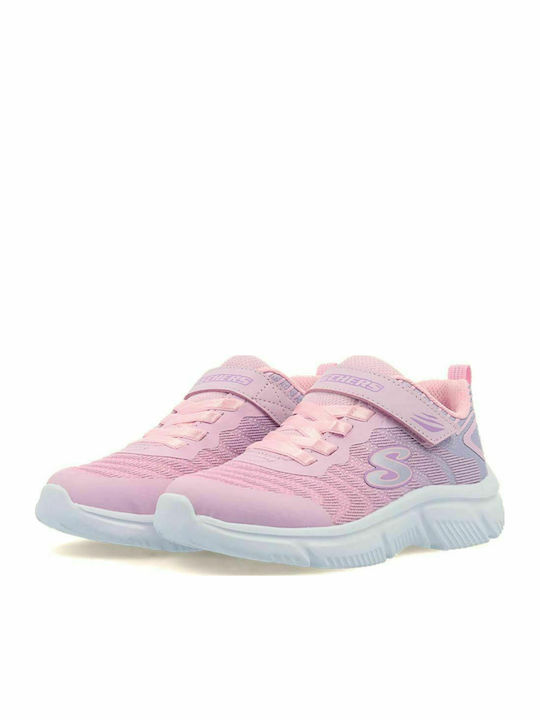 Go Run Kids Sports Shoes Running with Hoop & Loop Closure Pink