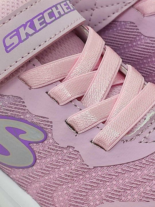 Go Run Kids Sports Shoes Running with Hoop & Loop Closure Pink