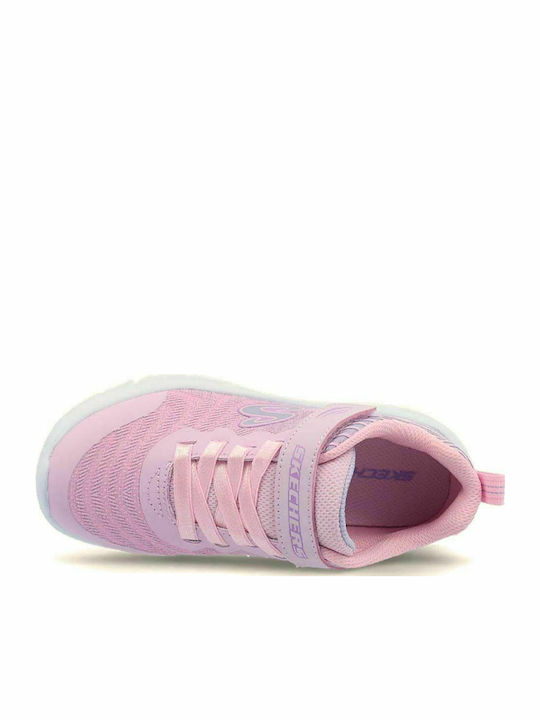 Go Run Kids Sports Shoes Running with Hoop & Loop Closure Pink