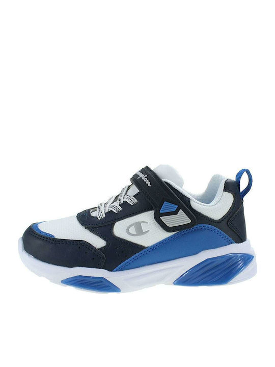 Wave B Ps Kids Sneakers with Scratch & Lights White