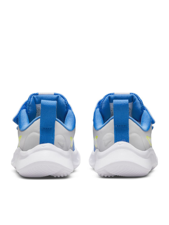 Star Runner Star Runner 3 Kids Sports Shoes Running with Hoop & Loop Closure Grey Fog / White / Photo Blue / Atomic Green