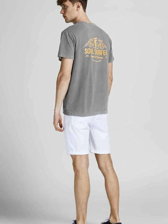 Jack & Jones Herren T-Shirt Kurzarm Gray