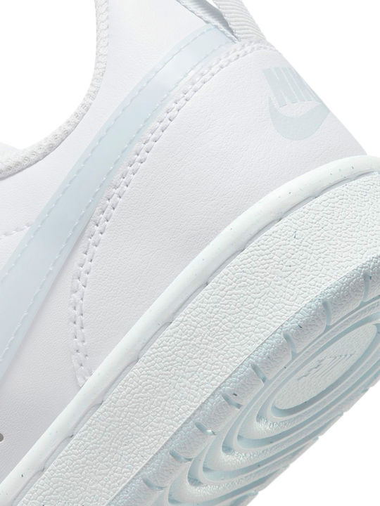 Court Court Borough Low 2 Kids Sports Shoes with Laces White / Aura White