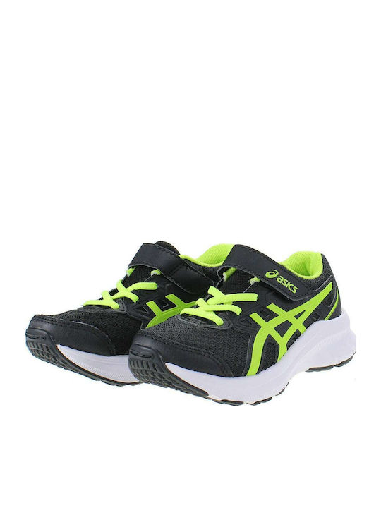 Jolt 3 Kids Sports Shoes Running with Hoop & Loop Closure Black