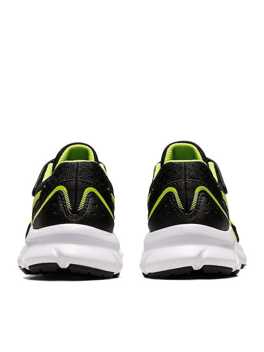 Jolt 3 Kids Sports Shoes Running with Hoop & Loop Closure Black