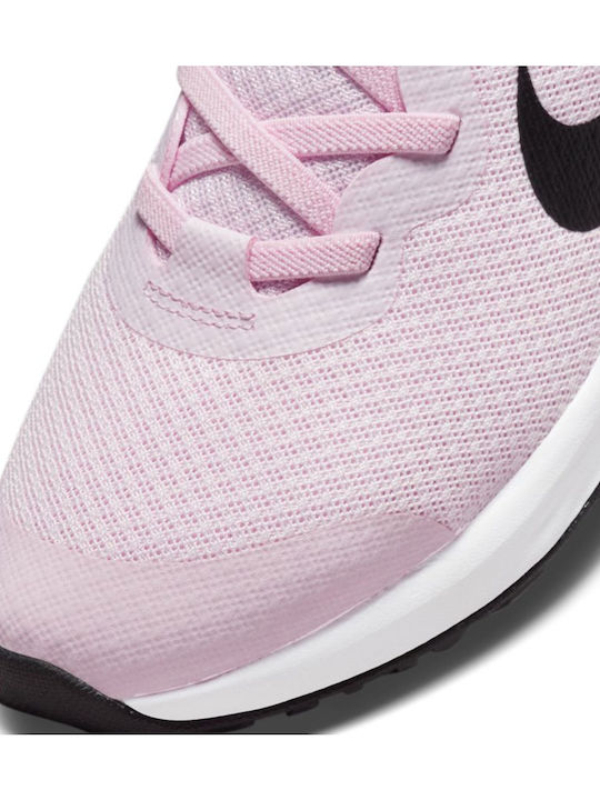 Revolution Revolution 6 Kids Sports Shoes Running with Hoop & Loop Closure Pink Foam / Black