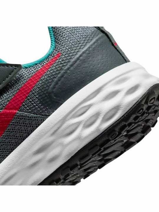 Revolution Kids Sports Shoes Running with Hoop & Loop Closure Grey
