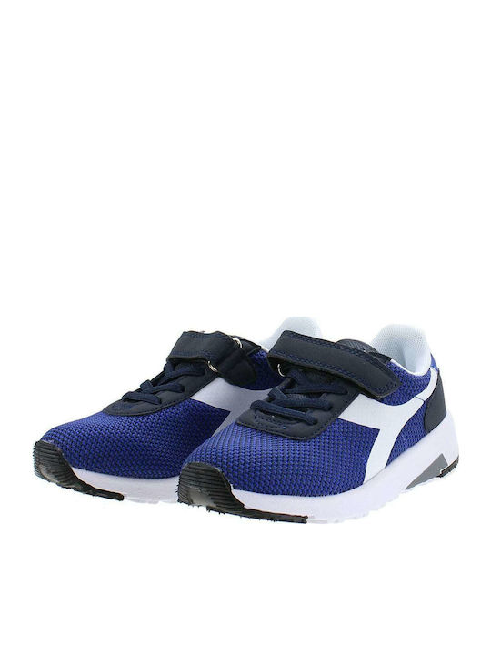 Evo Run Ps Αθλητικά Παιδικά Παπούτσια Running με Σκρατς Μπλε