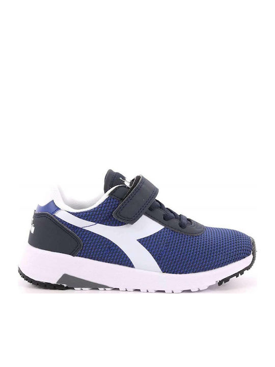 Evo Run Ps Αθλητικά Παιδικά Παπούτσια Running με Σκρατς Μπλε