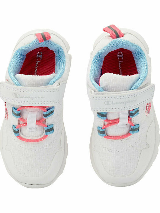 Flippy G Αθλητικά Παιδικά Παπούτσια Running με Σκρατς Λευκά