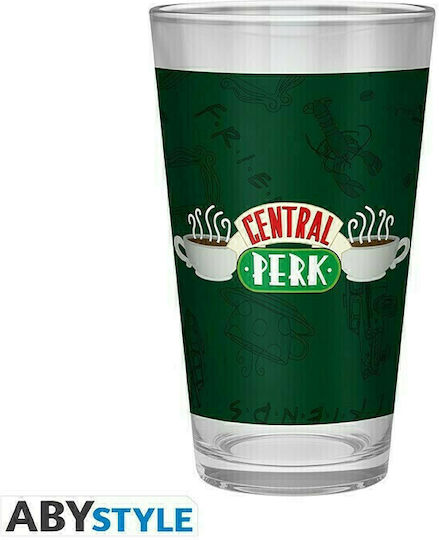 Abysse Friends - Central Perk Чаша от Стъкло в Зелен Цвят 400мл