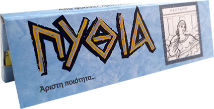 Pythia Light blue Cigarette Rolling Papers 50 sheets 1pcs