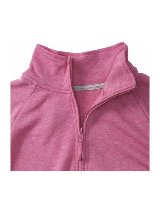 Russell Europe Men's Long Sleeve Promotional Sweatshirt Pink Marl