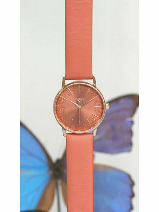 Oozoo Timepieces Women's Watch with Brown Leather Strap