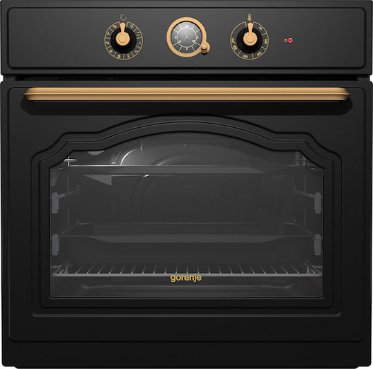 Gorenje Φούρνος άνω Πάγκου 77lt με Κεραμικές Εστίες Π59.5εκ. Μαύρος