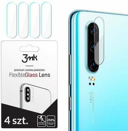 3MK Flexible Glass 4-Pack Kameraschutz Gehärtetes Glas Transparent für das iPhone XS Max