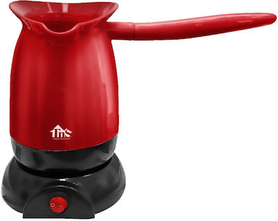 TnS DC-2010 Ηλεκτρικό Μπρίκι 800W με Χωρητικότητα 500ml Red