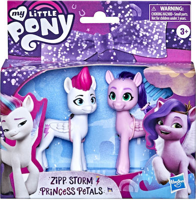 Hasbro Miniature Toy Zipp Storm-Princess Petals My Little Pony for 3+ Years (Various Designs/Assortments of Designs) 1pc