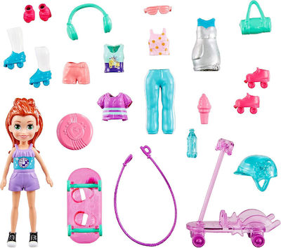 Mattel Jucărie Miniatură Skate Party Polly Pocket pentru 4+ Ani (Diverse modele) 1 buc