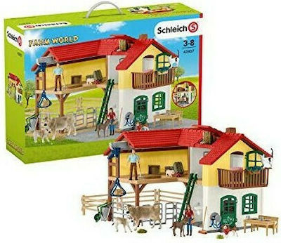 Schleich-S Миниатюрна Играчка Large Farm House за 3-8 Години