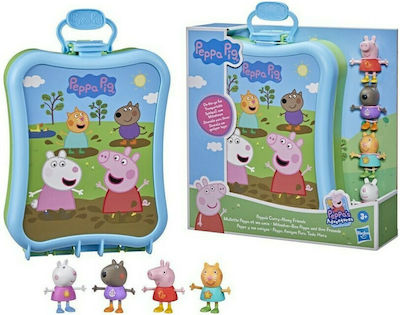 Hasbro Miniature Toy Peppa's Carry-Along Friends Case Toy Peppa Pig for 3+ Years (Various Designs/Assortments of Designs) 1pc